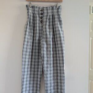 3/$30 Lightweight plaid trousers